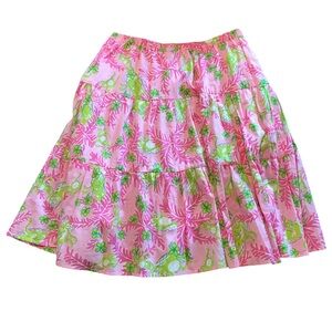 Lilly Pulitzer Tiered Ruffle Skirt